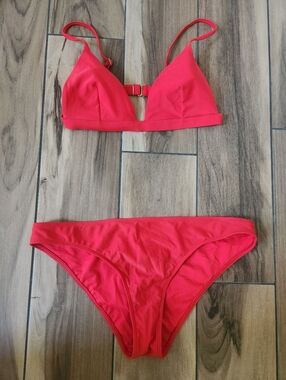 Hollister Solid Red Bikini